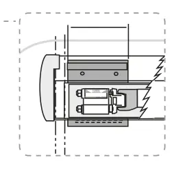 F45s – rysunek techniczny (katalog Fiamma, s. 55)