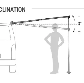 F43van – rysunek techniczny (katalog Fiamma, s. 60)