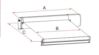 F45eagle – rysunek techniczny (katalog Fiamma, s. 64)