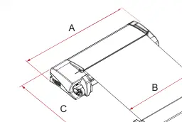 F40van – rysunek techniczny (katalog Fiamma, s. 74)