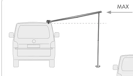 F40van – rysunek techniczny (katalog Fiamma, s. 74)