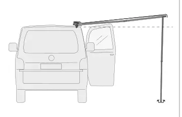 F40van – rysunek techniczny (katalog Fiamma, s. 74)