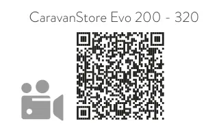 CaravanStore Evo – rysunek techniczny (katalog Fiamma, s. 77)