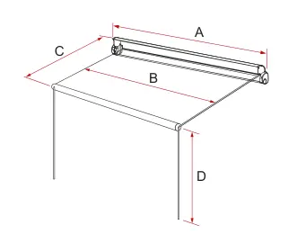 F35 – rysunek techniczny (katalog Fiamma, s. 78)