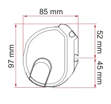 F35 – rysunek techniczny (katalog Fiamma, s. 78)