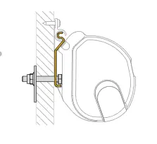 Zestawy uchwytów F35pro / F35 – rysunek techniczny (katalog Fiamma, s. 121)
