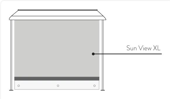 Sun View XL – rysunek techniczny (katalog Fiamma, s. 128)