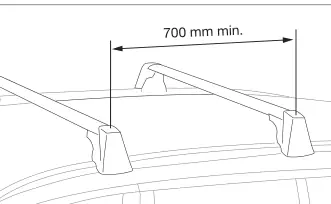 Namiot dachowy – Moonlight Tent (s. 154–155) – rysunek techniczny (katalog Fiamma, s. 154)
