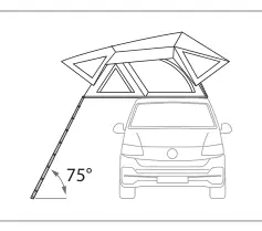 Opcje – rysunek techniczny (katalog Fiamma, s. 155)