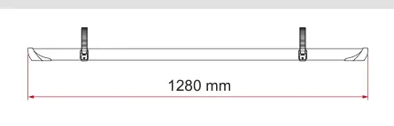 Carry-Bike UL / CL (L Series) – rysunek techniczny (katalog Fiamma, s. 175)