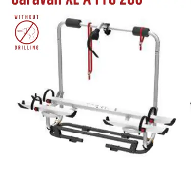 Carry-Bike Caravan XL A Pro 300 / Pro 200 – rysunek techniczny (katalog Fiamma, s. 186)