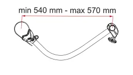 Carry-Bike VW T5 Pro / T6 Pro – rysunek techniczny (katalog Fiamma, s. 193)