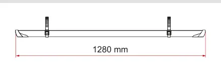 Carry-Bike – Zabudowy furgonów i kampervany (s. 192–218) – rysunek techniczny (katalog Fiamma, s. 196)