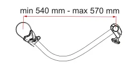 Carry-Bike – Zabudowy furgonów i kampervany (s. 192–218) – rysunek techniczny (katalog Fiamma, s. 199)