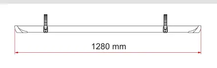 Carry-Bike – Zabudowy furgonów i kampervany (s. 192–218) – rysunek techniczny (katalog Fiamma, s. 207)