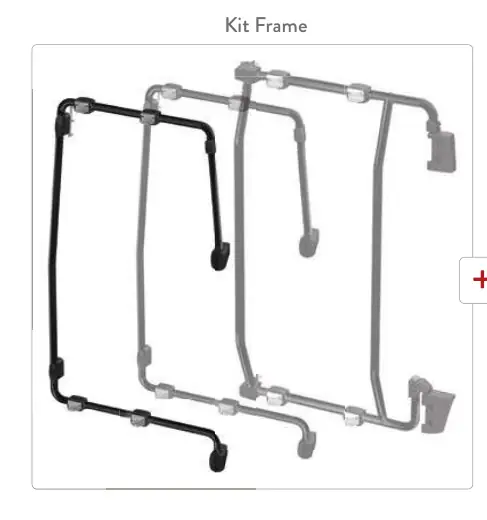 Carry-Bike Frame – rysunek techniczny (katalog Fiamma, s. 214)