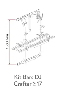 Carry-Bike DJ – rysunek techniczny (katalog Fiamma, s. 216)