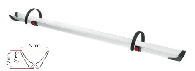 Rail Plus / XL – rysunek techniczny (katalog Fiamma, s. 228)