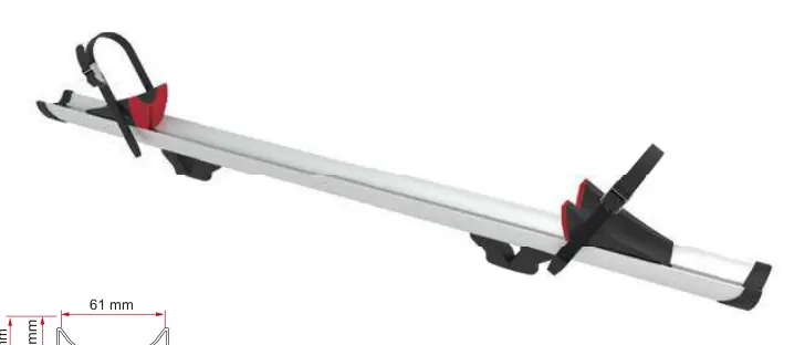 Rail Premium S Fat Bike – rysunek techniczny (katalog Fiamma, s. 230)