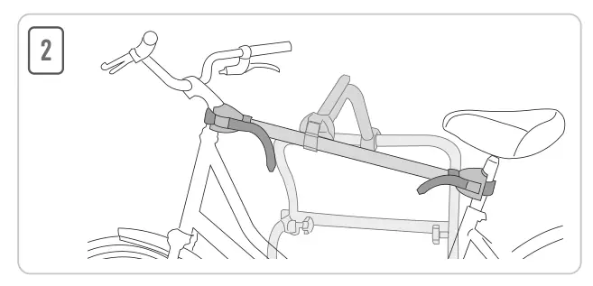 Quick Safe / Strip / Security Strip / Cable-Lock / Bike Frame Adapter – rysunek techniczny (katalog Fiamma, s. 236)