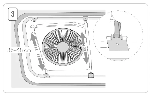 Turbo-Kit – rysunek techniczny (katalog Fiamma, s. 243)