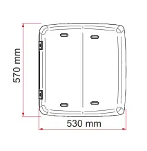 Vent F Pro – rysunek techniczny (katalog Fiamma, s. 244)