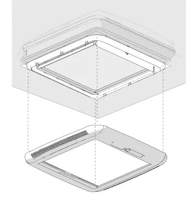 Vent F Pro – rysunek techniczny (katalog Fiamma, s. 245)