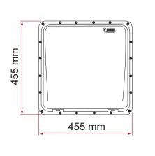 Vent – rysunek techniczny (katalog Fiamma, s. 249)