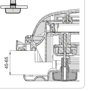 Turbo-Vent – rysunek techniczny (katalog Fiamma, s. 250)