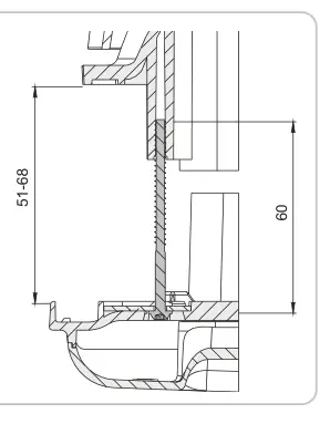 Vent 28 F – rysunek techniczny (katalog Fiamma, s. 256)