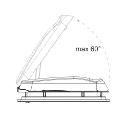 Vent 40F – rysunek techniczny (katalog Fiamma, s. 258)