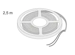 Oświetlenie LED do markiz – rysunek techniczny (katalog Fiamma, s. 265)