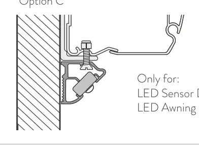 LED zewnętrzne i do garażu – rysunek techniczny (katalog Fiamma, s. 267)