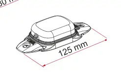LED zewnętrzne i do garażu – rysunek techniczny (katalog Fiamma, s. 268)