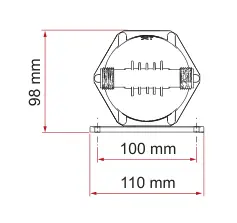 A20 – rysunek techniczny (katalog Fiamma, s. 272)