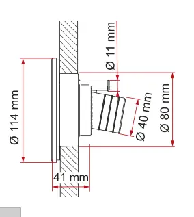 Water Cap – rysunek techniczny (katalog Fiamma, s. 274)