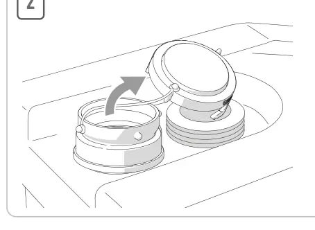 Kit Sanitary Flex / Quick Connection W – rysunek techniczny (katalog Fiamma, s. 276)