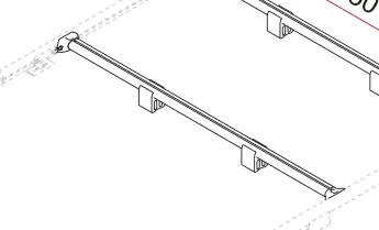 Fixing-bar Rail – rysunek techniczny (katalog Fiamma, s. 283)