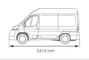 Roof Rail Ducato H2 – rysunek techniczny (katalog Fiamma, s. 284)