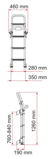 Deluxe 8 – rysunek techniczny (katalog Fiamma, s. 287)