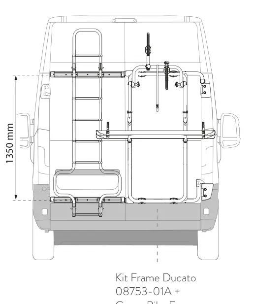 Deluxe DJ Ducato H3 – rysunek techniczny (katalog Fiamma, s. 290)