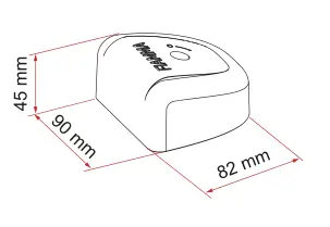 Safe Door Van – rysunek techniczny (katalog Fiamma, s. 296)