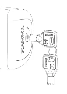 Safe Door Van – rysunek techniczny (katalog Fiamma, s. 296)
