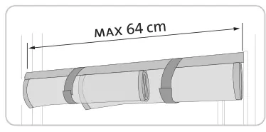 Mud Flap / Door Holder / Omni Stop – rysunek techniczny (katalog Fiamma, s. 304)
